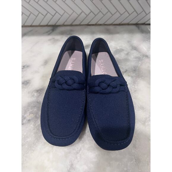 Rothy’s The Driver Navy Knit Loafer Driving Shoe Men’s 10 / W11.5 Gum Sole main image 10